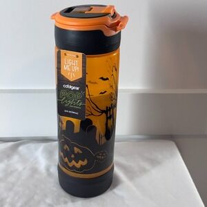 Cool Gear Tumbler Spooky Halloween Haunted House Orange 24 FL oz.